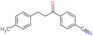 4-[3-(4-Methylphenyl)-1-oxopropyl]benzonitrile