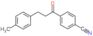 4-[3-(p-tolyl)propanoyl]benzonitrile