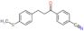 4-[3-(4-methylsulfanylphenyl)propanoyl]benzonitrile