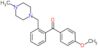 (4-methoxyphenyl)-[2-[(4-methylpiperazin-1-yl)methyl]phenyl]methanone