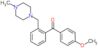 Methanone, (4-methoxyphenyl)[2-[(4-methyl-1-piperazinyl)methyl]phenyl]-