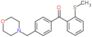 (2-methylsulfanylphenyl)-[4-(morpholinomethyl)phenyl]methanone