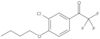 1-(4-butoxi-3-clorofenil)-2,2,2-trifluoroetanona