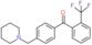 [4-(1-piperidylmethyl)phenyl]-[2-(trifluoromethyl)phenyl]methanone