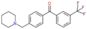 [4-(1-piperidylmethyl)phenyl]-[3-(trifluoromethyl)phenyl]methanone