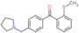 (2-methylsulfanylphenyl)-[4-(pyrrolidin-1-ylmethyl)phenyl]methanone