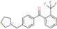 [4-(pyrrolidin-1-ylmethyl)phenyl]-[2-(trifluoromethyl)phenyl]methanone