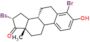 (8R,13S,16R)-4,16-dibromo-3-hydroxy-13-methyl-7,8,9,11,12,14,15,16-octahydro-6H-cyclopenta[a]phe...