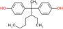 4-[2-ethyl-1-(4-hydroxyphenyl)-1-methyl-hexyl]phenol