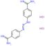 Benzenecarboximidamide, 4-[3-[4-(aminoiminomethyl)phenyl]-1-triazen-1-yl]-, hydrochloride (1:2)