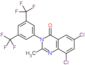 3-[3,5-bis(trifluoromethyl)phenyl]-6,8-dichloro-2-methylquinazolin-4(3H)-one