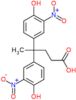 4,4-bis(4-hydroxy-3-nitrophenyl)pentanoic acid