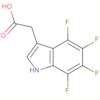 1H-Indole-3-acetic acid, 4,5,6,7-tetrafluoro-