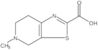 4,5,6,7-Tetrahydro-5-methylthiazolo[5,4-c]pyridine-2-carboxylic acid