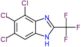 4,5,6-trichloro-2-(trifluoromethyl)-1H-benzimidazole