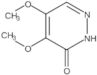 3(2H)-Pyridazinone, 4,5-dimethoxy-