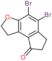 4,5-Dibromo-1,2,6,7-tertahydro-8H-indeno[5,4-b]furan-8-one