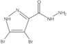 4,5-Dibromo-1H-pyrazole-3-carboxylic acid hydrazide