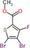 2-Thiophenecarboxylic acid, 4,5-dibromo-3-fluoro-, methyl ester