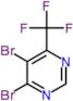 4,5-Dibromo-6-(trifluoromethyl)pyrimidine