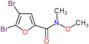 4,5-dibromo-N-methoxy-N-methyl-furan-2-carboxamide
