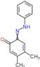 3,4-dimethyl-6-(phenylhydrazono)cyclohexa-2,4-dien-1-one