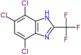 4,6,7-trichloro-2-(trifluoromethyl)-1H-benzimidazole