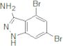 1H-Indazol-3-amine, 4,6-dibromo-