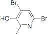 4,6-Dibromo-3-hydroxy-2-methylpyridine