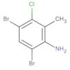 Benzenamine, 4,6-dibromo-3-chloro-2-methyl-