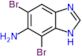 5,7-Dibromo-1H-benzimidazol-6-amine