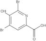 4,6-Dibromo-5-hydroxy-2-pyridinecarboxylic acid