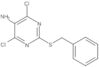 4,6-Dichloro-2-[(phenylmethyl)thio]-5-pyrimidinamine