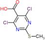 4,6-Dichloro-2-(methylsulfanyl)pyrimidine-5-carboxylic acid