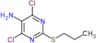 4,6-Dichloro-2-(propylthio)pyrimidin-5-amine