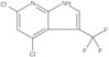 1H-Pyrrolo[2,3-b]pyridine, 4,6-dichloro-3-(trifluoromethyl)-