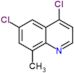 4,6-dichloro-8-methyl-quinoline