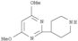 Pyrimidine,4,6-dimethoxy-2-(4-piperidinyl)-