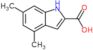 4,6-dimethyl-1H-indole-2-carboxylic acid