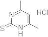 2(1H)-Pyrimidinethione, 4,6-dimethyl-, hydrochloride (1:1)