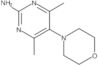 4,6-Dimethyl-5-(4-morpholinyl)-2-pyrimidinamine