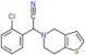 (2-chlorophenyl)(6,7-dihydrothieno[3,2-c]pyridin-5(4H)-yl)acetonitrile