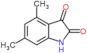 4,6-dimethyl-1H-indole-2,3-dione