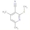 3-Pyridinecarbonitrile, 4,6-dimethyl-2-(methylthio)-
