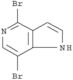 1H-Pyrrolo[3,2-c]pyridine,4,7-dibromo-