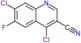 4,7-Dichloro-6-fluoro-3-quinolinecarbonitrile