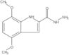 4,7-Dimethoxy-1H-indole-2-carboxylic acid hydrazide