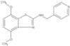 4,7-Dimethoxy-N-(4-pyridinylmethyl)-2-benzothiazolamine