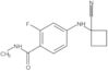 4-[(1-Cyanocyclobutyl)amino]-2-fluoro-N-methylbenzamide