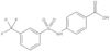 4-[[[3-(Trifluoromethyl)phenyl]sulfonyl]amino]benzoic acid